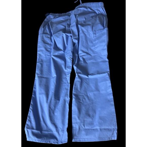 NWT Cherokee Workwear Scrub Pants Mens Size XL Blue Traditional Original Pockets - Picture 2 of 4